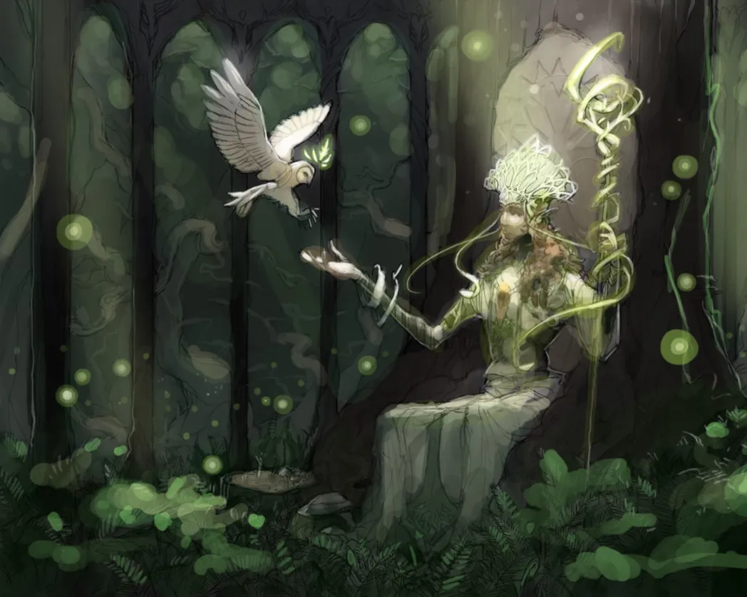 Color study option 1 — neutral, naturalistic tones.