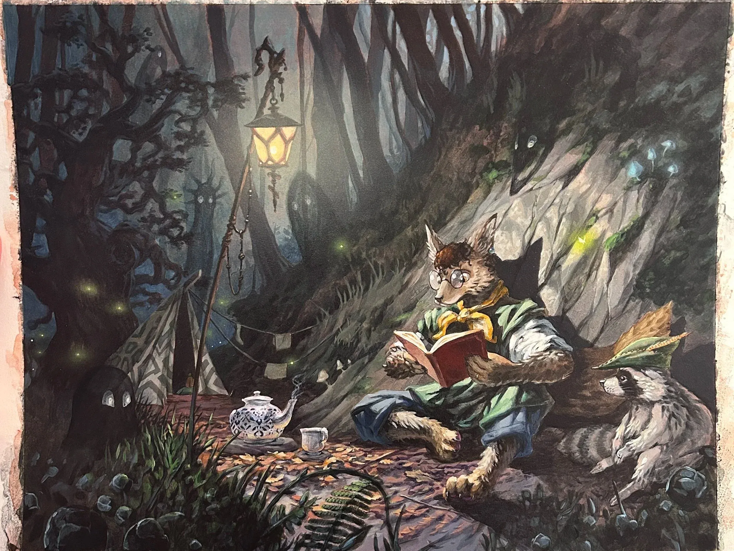 Late paint stage — near final painting.