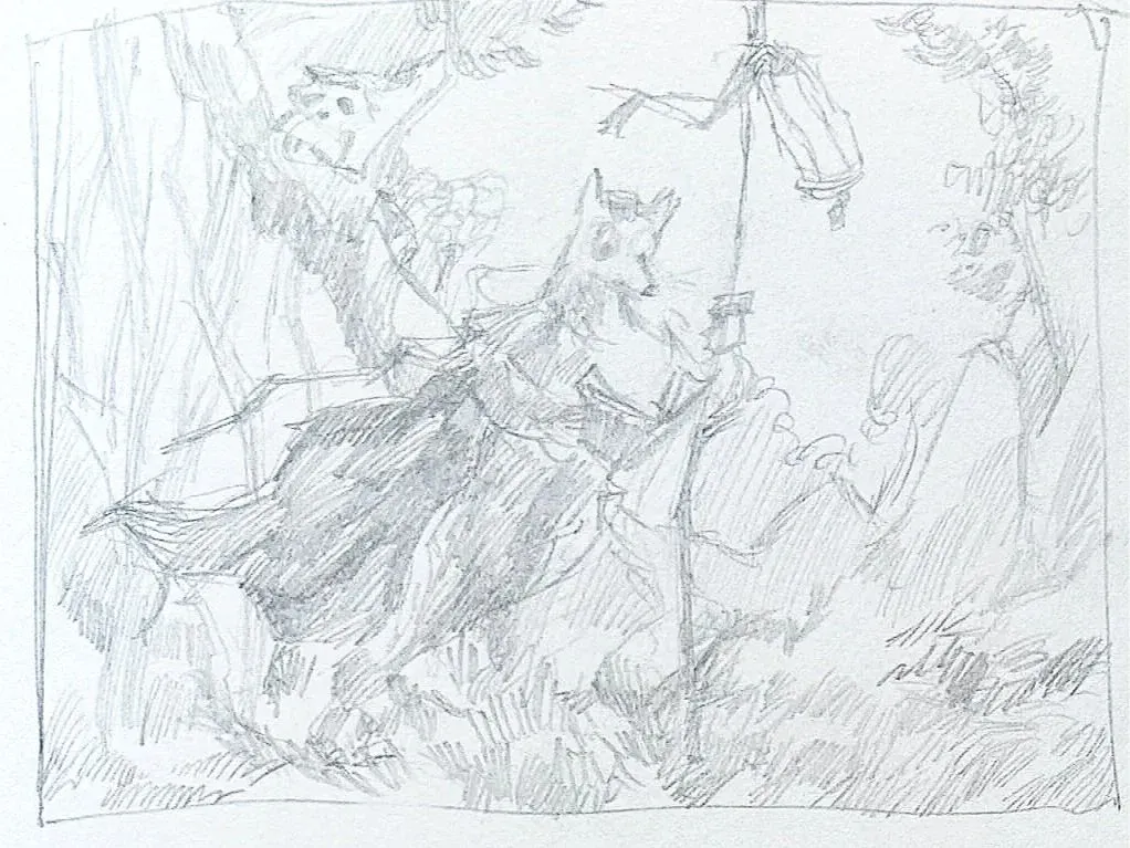 Thumbnail sketch option 1.