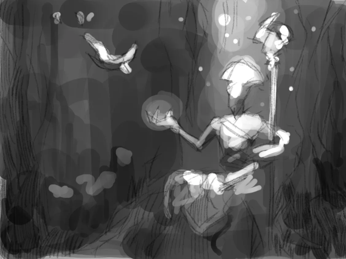 Thumbnail sketch option 1.